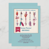 Brave Arrow-uitnodiging Kaart (Voorkant / Achterkant)