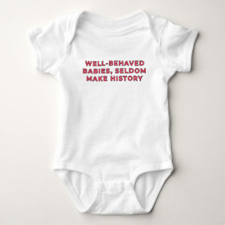 Brave baby's maken zelden geschiedenis - Roze Romper