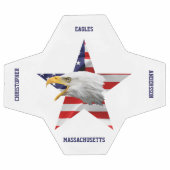 Brave Bald Eagle, de Amerikaanse vlag, Star Voetbal (Enkel)