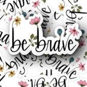 Brave bevestiging ventilator | Die Cut Sticker