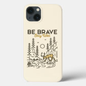 Brave Blijf in de buurt Case-Mate iPhone Case (Achterkant)