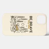 Brave Blijf in de buurt Case-Mate iPhone Case (Achterkant (horizontaal))