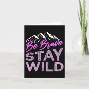 Brave blijf Wilde Wilde Wilde Wilde Buiten Hiking Kaart