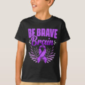 Brave Brain - Epilepsy Survivor Epilepsy Awareness T-shirt (Voorkant)