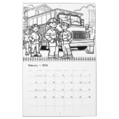 Brave Brandweerlieden Redding Actie Kleuren 20xx Kalender (Feb 2026)