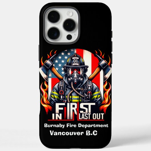 Brave brandweerman klaar Case-Mate iPhone case (Achterkant)