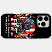Brave brandweerman klaar Case-Mate iPhone case (Achterkant (horizontaal))