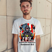 Brave brandweerman klaar t-shirt