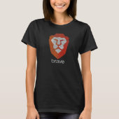 Brave Browser Secure Private Browsing w Metamask T-shirt (Voorkant)