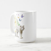 Brave Butterfly Be the Change Personaliseer Koffiemok (Voorkant links)