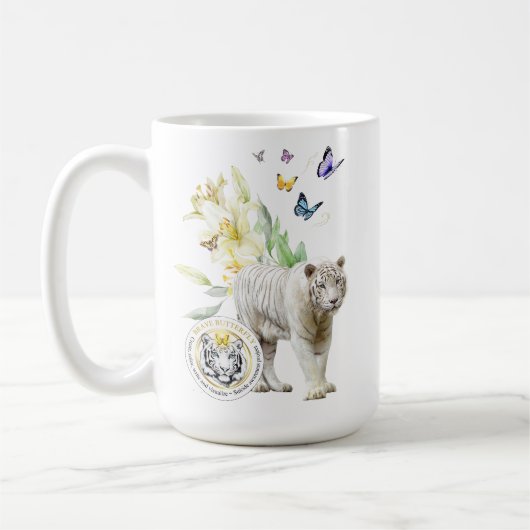 Brave Butterfly Be the Change Personaliseer Koffiemok (Links)