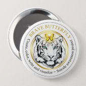 Brave Butterfly Project Suicide Awareness Button (Voorkant /achterkant)