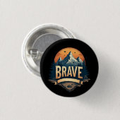 Brave Button Adventure Graphic T-shirt voor Vrouwe (Voorkant /achterkant)
