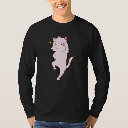 Brave Cat T-shirt (Voorkant)