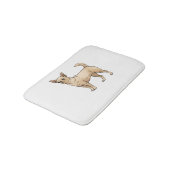 Brave Chihuahua Blue Badmat (Gekanteld)