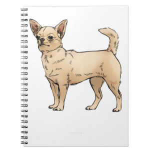 Brave Chihuahua Blue Notitieboek
