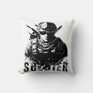 Brave Comfort: Soldier's Tribute Pillow Kussen