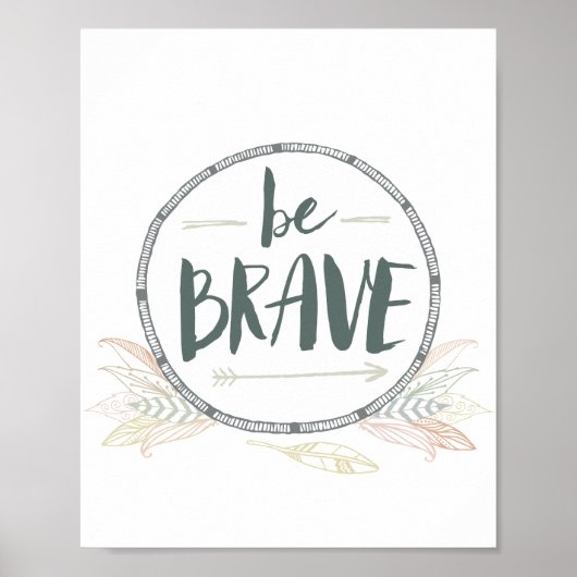 Brave doezels en pijlen poster (Voorkant)
