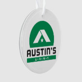 Brave en sterke acrylversiering ornament (voorkant)