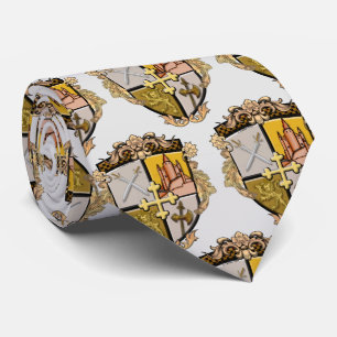 Brave Family Crest achternaam Stropdas