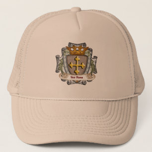 Brave Family Crest achternaam Trucker Pet