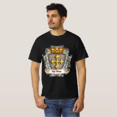 Brave Family Crest Surname T-shirt (Voorkant volledig)