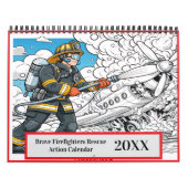 Brave Firefighters Rescue Action 2025/2026 Kalender (Hoes)