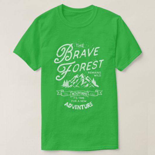 Brave Forest Hiker 2 T-shirt (Design voorkant)