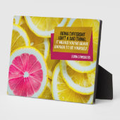 Brave genoeg om jezelf te zijn fotoplaat (Zijkant)