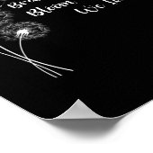 Brave genoeg tot bloei maand van het militaire kin poster (Hoek)