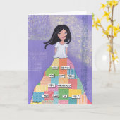 Brave Girl - Inspirerende Fine Art Kaart (Gele Bloem)