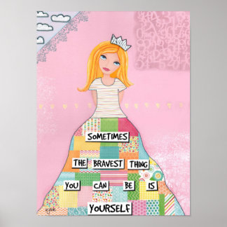 Brave Girl - Kunst voor meisjes en vrouwen Poster