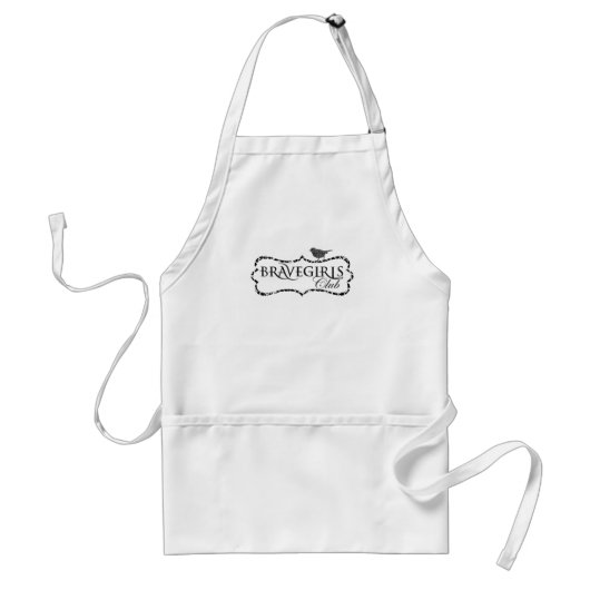 Brave Girls Club Apron Standaard Schort (Voorkant)