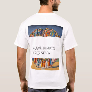 Brave Hearts, Bold Steps – Empowered Journey T-shi T-shirt