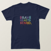 Brave Hearts Stand T-shirt (Design achterkant)