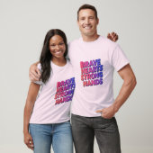 Brave Hearts Strong Hands T-shirt ontwerp (Unisex)