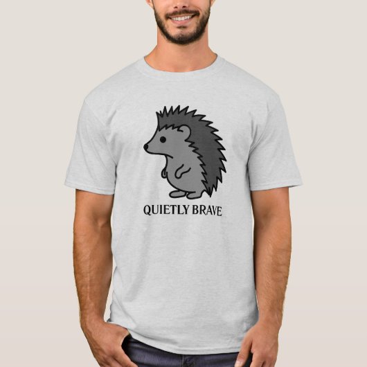 Brave Hedgehog T-shirt (Voorkant)