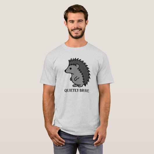 Brave Hedgehog T-shirt (Voorkant volledig)