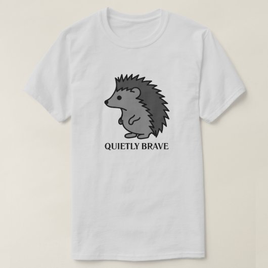 Brave Hedgehog T-shirt (Design voorkant)