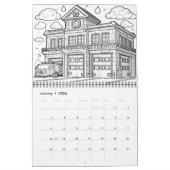 Brave Heroes Fire Rescue kleurboek 2025/2026 Kalender (Jan 2026)