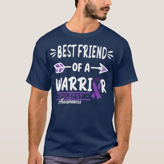 Brave I Best Friend I Epilepsy Bewust I T-shirt (Voorkant)