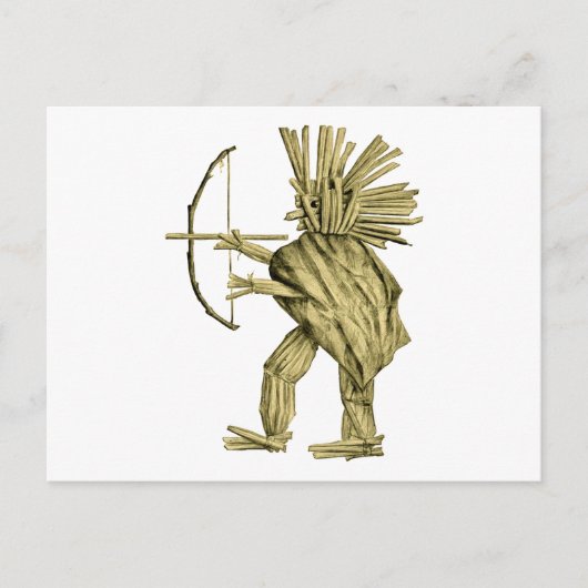 Brave Indian Briefkaart (Voorkant)