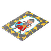 Brave Knight Boy Birthday Gift Notitieboek (Linkerzijde)