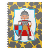 Brave Knight Boy Birthday Gift Notitieboek (Voorkant)