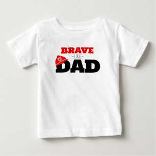 Brave Like Dad Brandweerman T-shirt