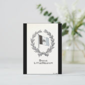 Brave Little Belgium Briefkaart (Staand voorkant)