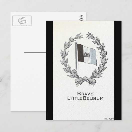 Brave Little Belgium Briefkaart (Voorkant / Achterkant)