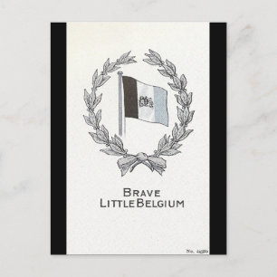 Brave Little Belgium Briefkaart