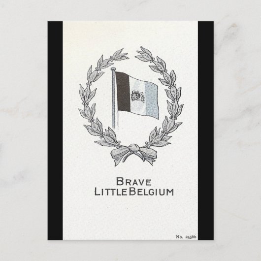 Brave Little Belgium Briefkaart (Voorkant)