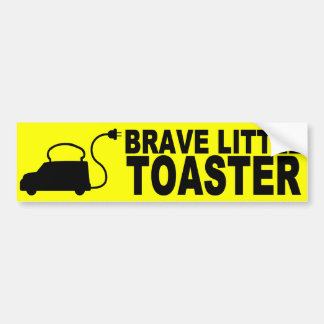 Brave Little Toaster Bumpersticker